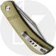 CIVIVI Appalachian Drifter C2015B - Gray Stonewash S35VN Clip Point - Olive Micarta - Slip Joint Folder