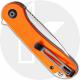 CIVIVI Elementum Knife C907R - Satin D2 Drop Point - Orange G10 - Liner Lock Flipper Folder