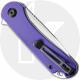 CIVIVI Elementum Knife C907V - Satin D2 Drop Point - Purple G10 - Liner Lock Flipper Folder